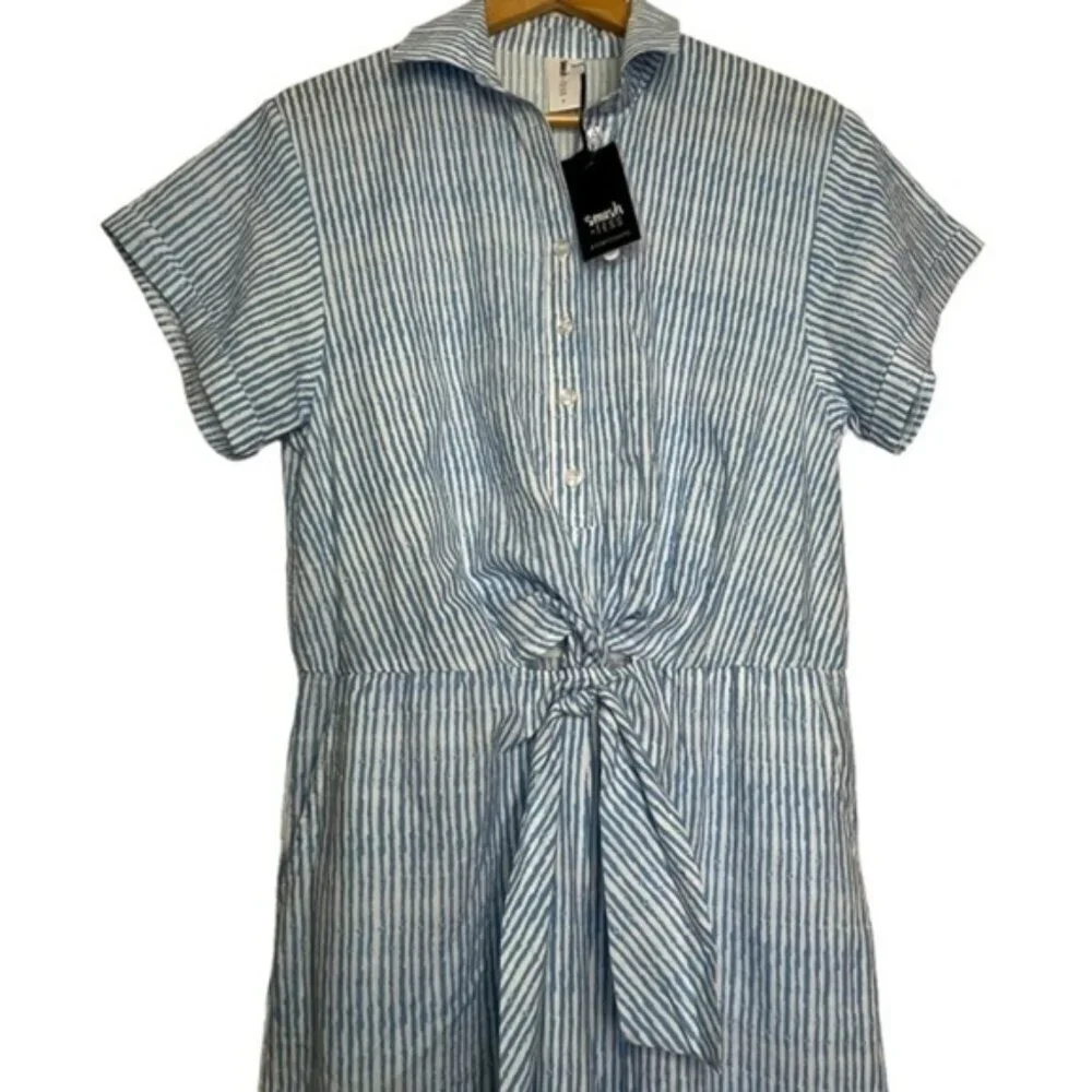 NWT Smash + Tess Fresh Romper Stripe Jumpsuit Women Size Small - Picture 4 of 10